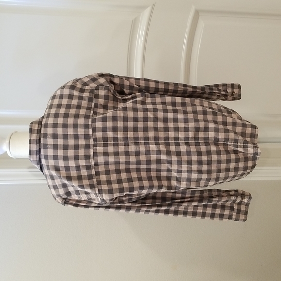 Hollister Pink and Grey Button Down Shirt - Picture 3 of 5